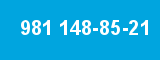 981 148-85-21 981 148-85-21